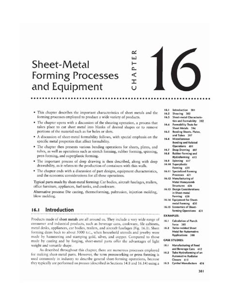 sheet metal notes|sheet metal terminology pdf.